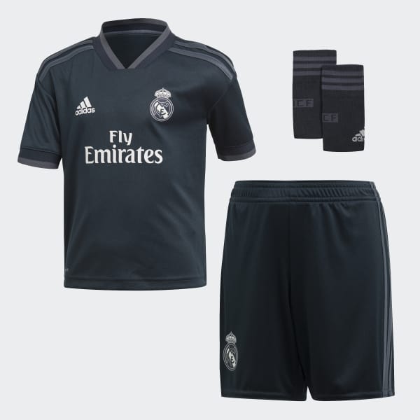 Miniconjunto segunda equipación Real Madrid - Gris adidas | adidas 