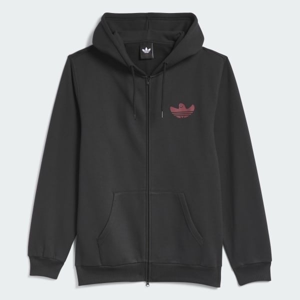 adidas Shmangry Zip Up Graphic Hoodie - Black | Free
