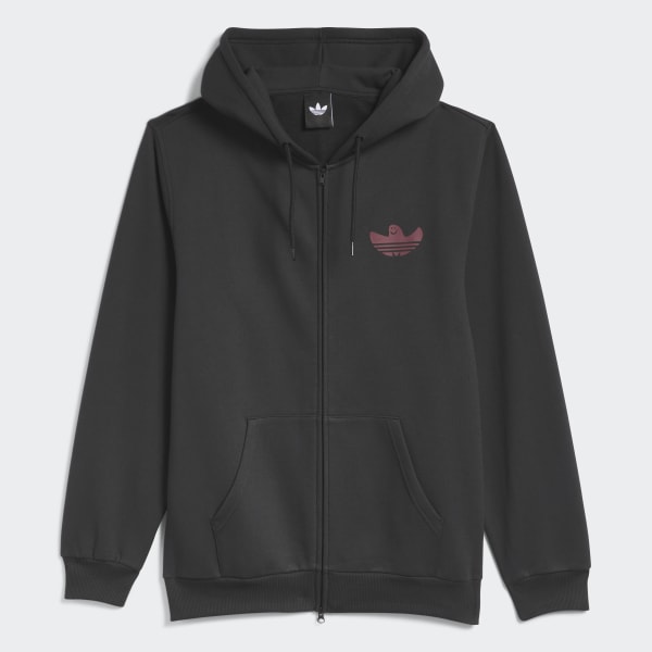 adidas Shmangry Zip Up Graphic Hoodie - Black | Free Shipping with