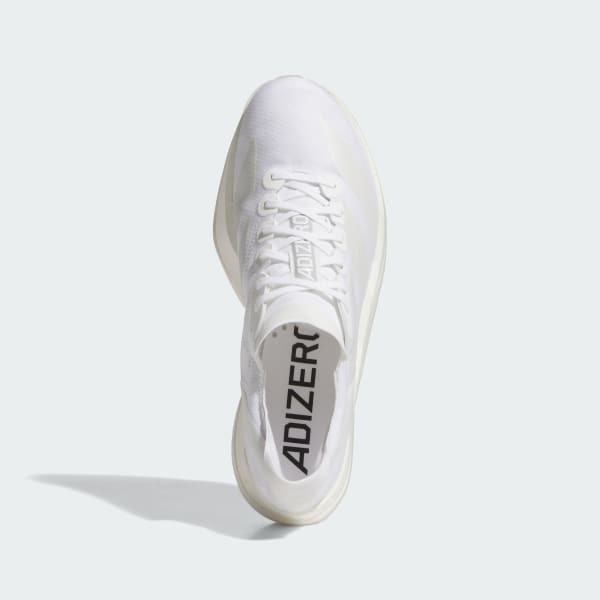 White Adizero Adios Pro 4 Shoes