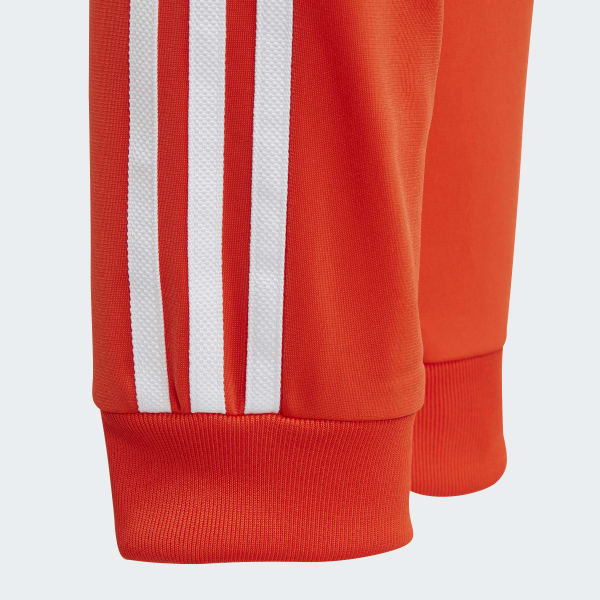 orange adidas tracksuit bottoms