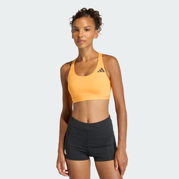 Naranja Top Deportivo Optime Essentials Workout de Sostén Medio