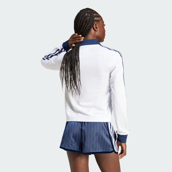 アディダスオリジナルス adidas originals 2024SS JI9276 Sporty&Rich 長袖 サッカー ジャージー 3XL WHITE/INDIGO(ホワイト/インディゴ) adidas Originals アディダスオリジナルス originals 2024SS