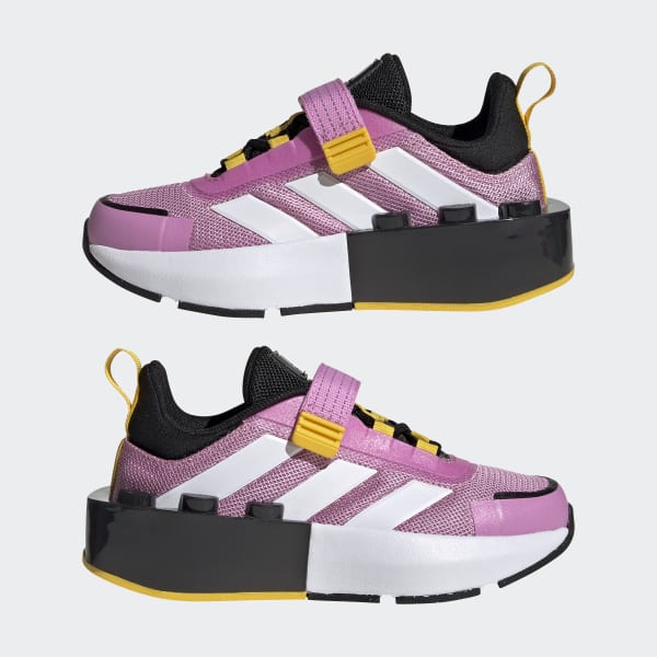 Fioletowy adidas x LEGO® Tech RNR Lifestyle Elastic Lace and Top Strap Shoes