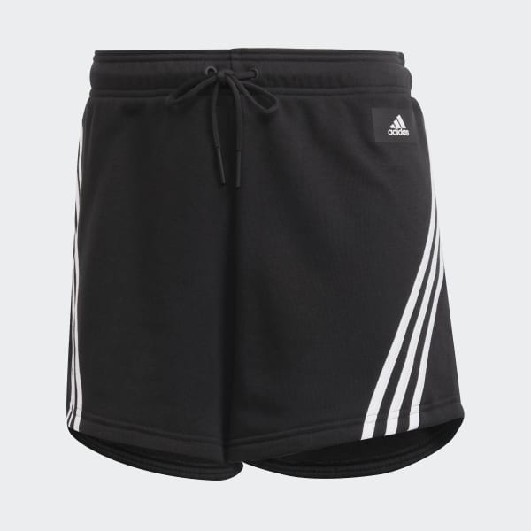 Negro Shorts adidas Sportswear Future Icons 3 Franjas