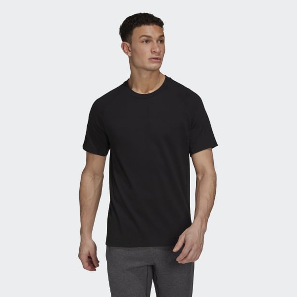 Negro Polo de Entrenamiento Yoga CD347