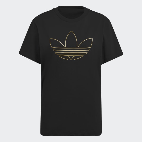 Gold trefoil adidas shirt clearance