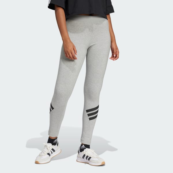 Grey Future Icons 3-Stripes Leggings