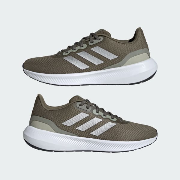 Adidas falcon trainers grey one easy green hotsell