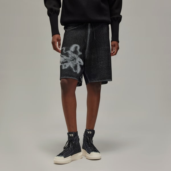 adidas Y-3 Graphic Knit Shorts - Black | adidas Philippines