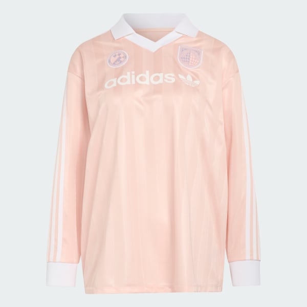 ピンク サッカー 長袖 Tシャツ