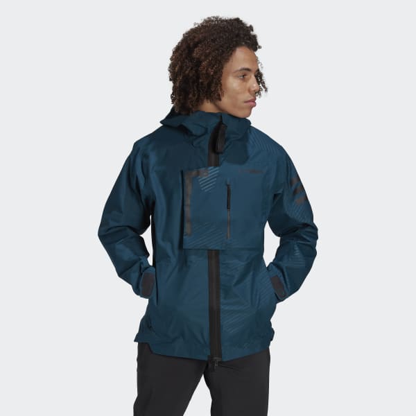 zelená Bunda Terrex Xploric Graphic RAIN.RDY Hiking TW326
