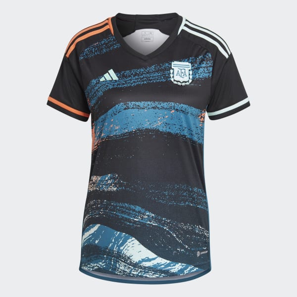 Negro Camiseta Alternativa Selección Argentina Femenina 23