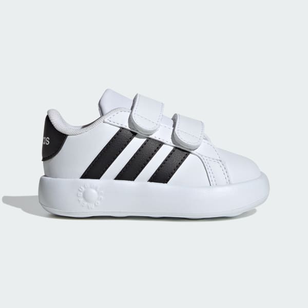 adidas Sportswear - Zapatillas blancas y negras Grand Court 2.0 K Niño/a