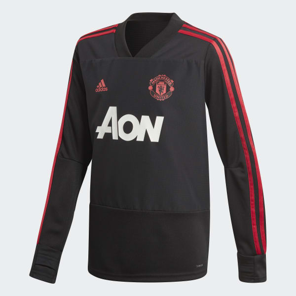 adidas Manchester United Training Top - Black | adidas UK