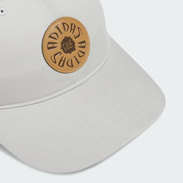 グレー 【ゴルフ】コットン サークルパッチ キャップ