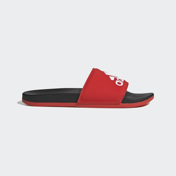 Men's adilette Red and Black Comfort 