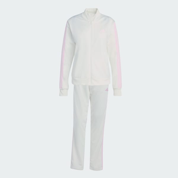 Blanco Conjunto Deportivo Essentials 3 Rayas