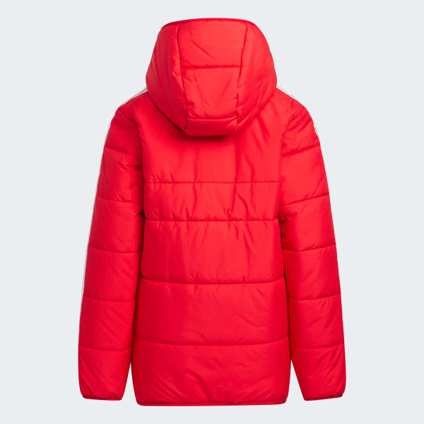 cervená Bunda 3-Stripes Padded Kids