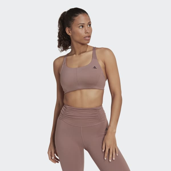 fialová Športová podprsenka CoreFlow Medium-Support