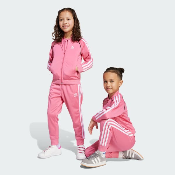 roze Adicolor SST Trainingspak Kids