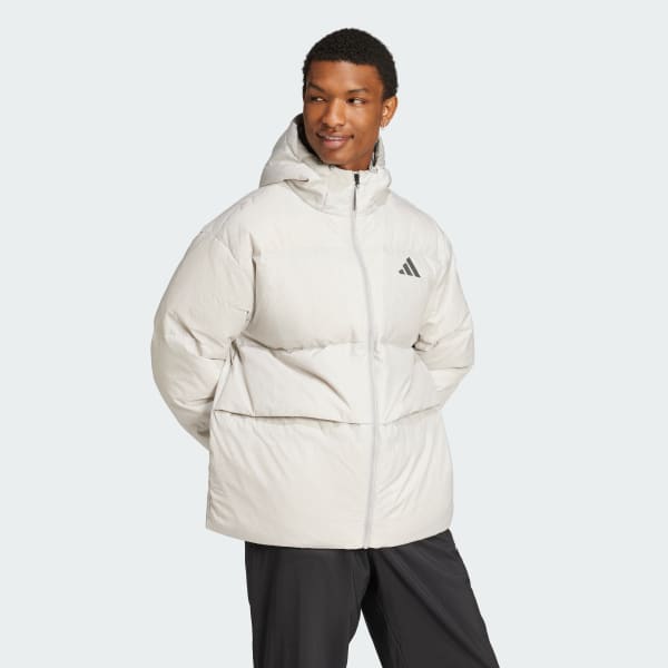 Grey 베이직 다운 재킷