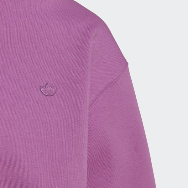 Fioletowy Adicolor Contempo Half-Zip Crew Sweatshirt WP140