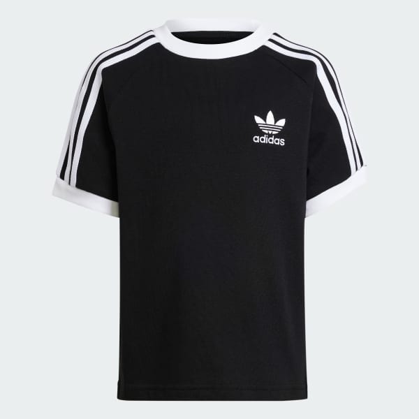 Black Adicolor Trefoil Tee Kids