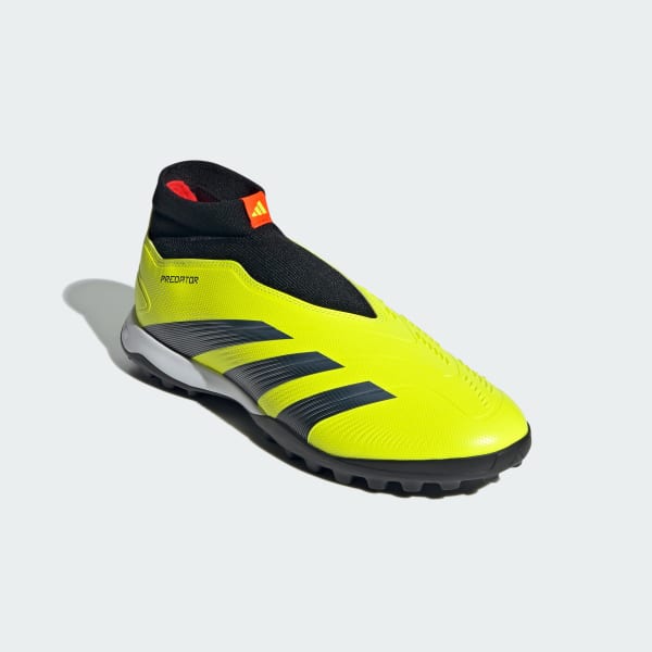 Amarillo Calzado de Fútbol Predator 24 League Sin Cordones Pasto Sintético