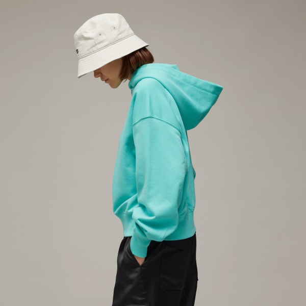 adidas Y-3 Stretch Terry Zip Hoodie - Green