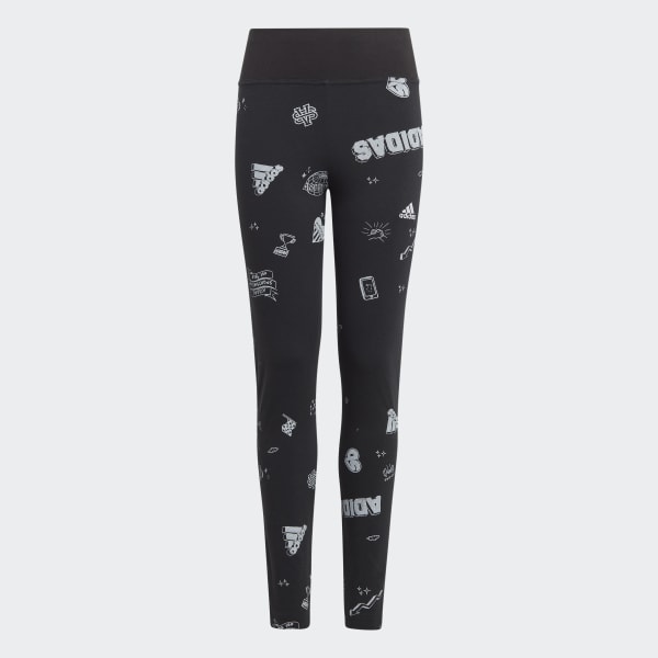 adidas Mallas Estampadas Brand Love Ninos Negro adidas Mexico