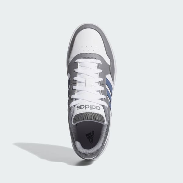 Bianco Scarpe Hoops 3.0 Low Classic Vintage