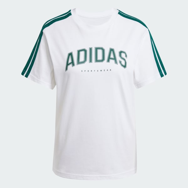 White Lounge Soft-Side Graphic Tee