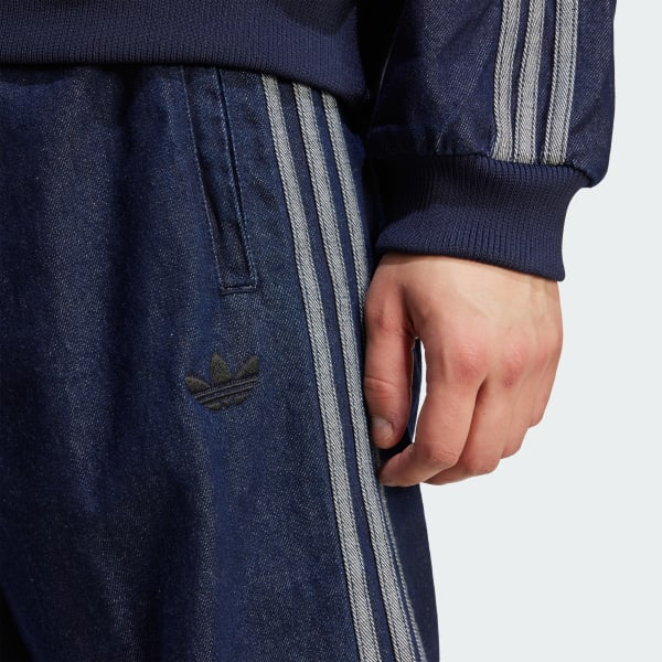 メンズパンツ【ADIDAS】Adicolor Loose Track Pants Denim Stone adidas Adicolor Loose Trackpant Denim Stone - Blue | Free