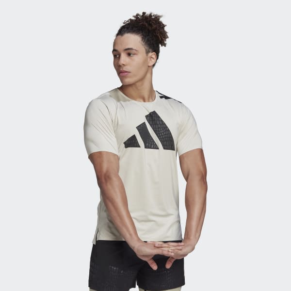 beige Best of adi Training T-shirt VU316