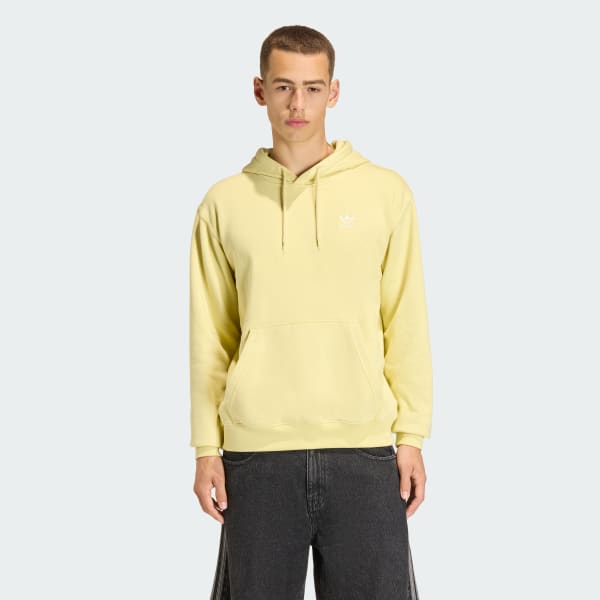 Jaune SWEAT-SHIRT À CAPUCHE MOLLETON AMPLE ESSENTIAL