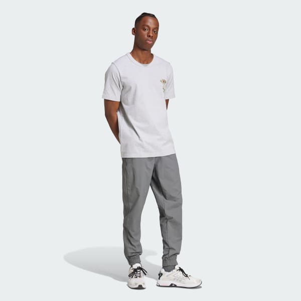 Grey adidas Originals 90s Graphic Print Tee