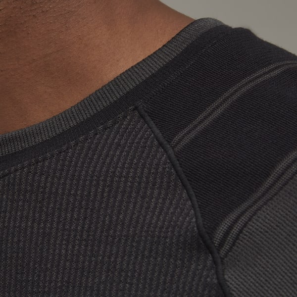 Black Y-3 Classic Knit Base Layer Long-Sleeve Top