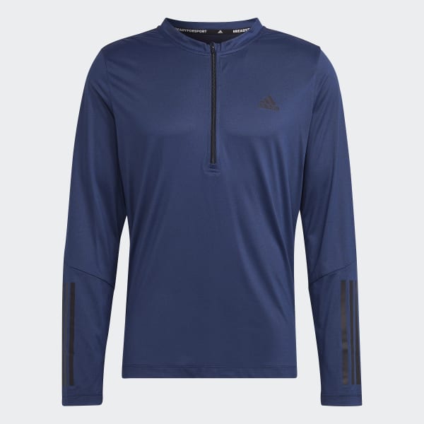 Bla Training 1/4-Zip Long Sleeve T-skjorte DVS93