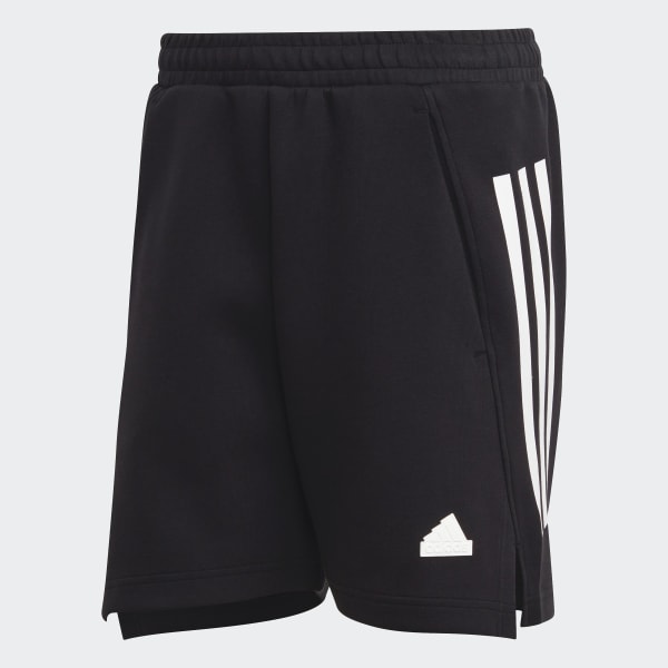 Czerń Future Icons 3-Stripes Shorts