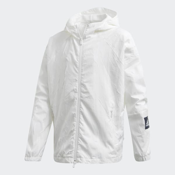 adidas wnd jacket white