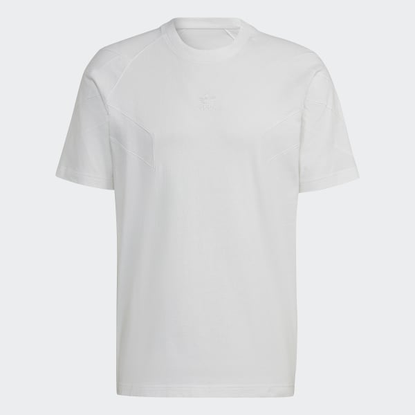 Branco T-shirt adidas Rekive
