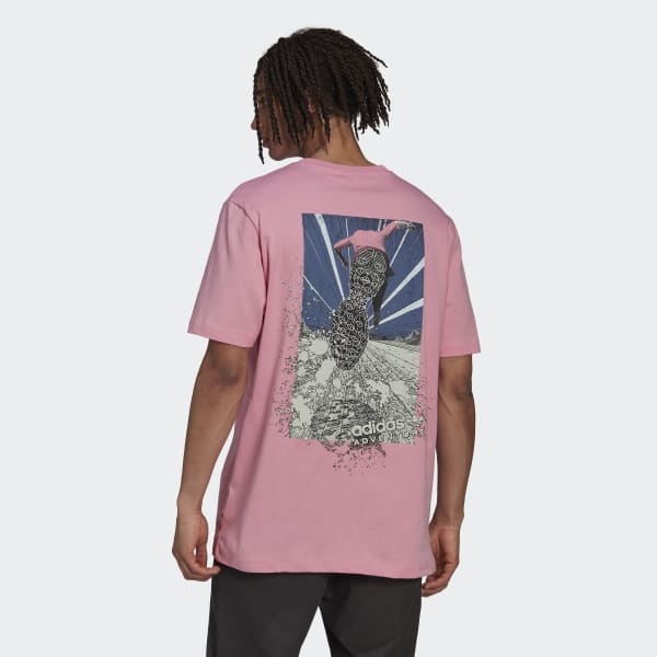 Pink adidas Adventure Trail T-Shirt DM516