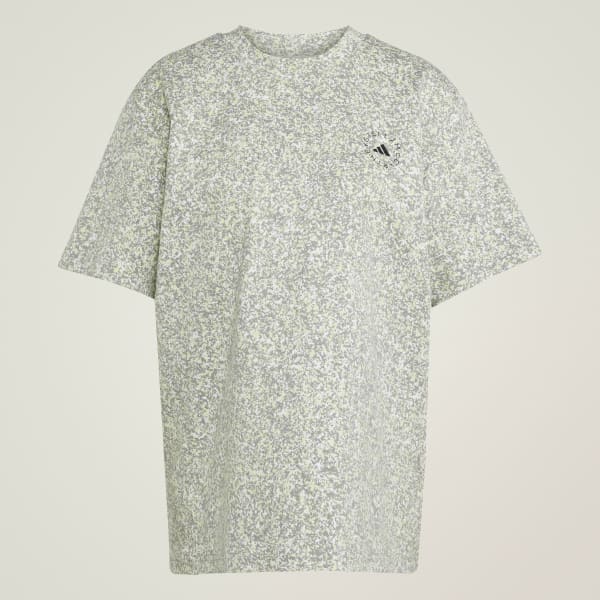 Hvit adidas by Stella McCartney Printed Loose T-skjorte