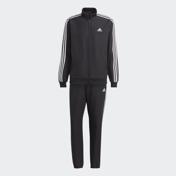 Preto Agasalho Malha 3-Stripes