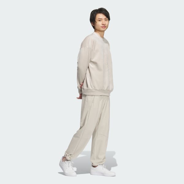 Beige CNY FRENCH TERRY SWEAT PANTS