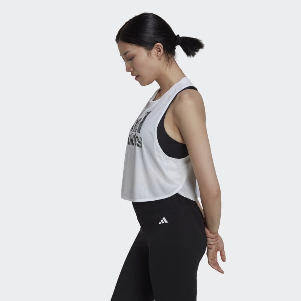 White AEROREADY Made for Training Floral Tank Top WR739