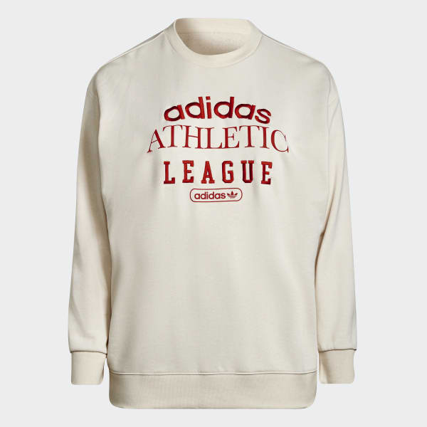 Μπεζ adidas Retro Luxury Crew Sweatshirt RO445