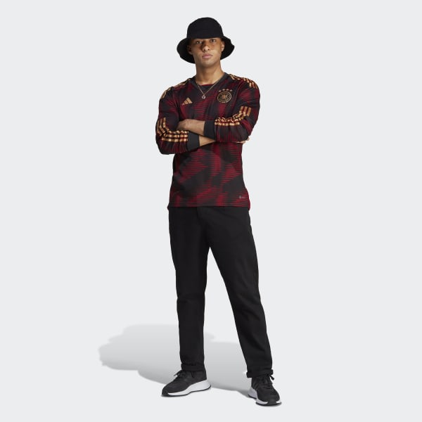 adidas DFB 22 Long Sleeve AuswÃ¤rtstrikot - Schwarz | adidas Deutschland