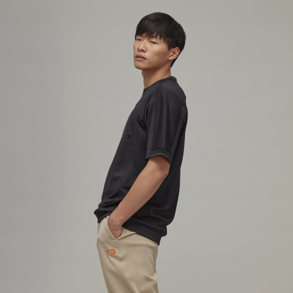 Zwart Y-3 Football T-Shirt LOM92
